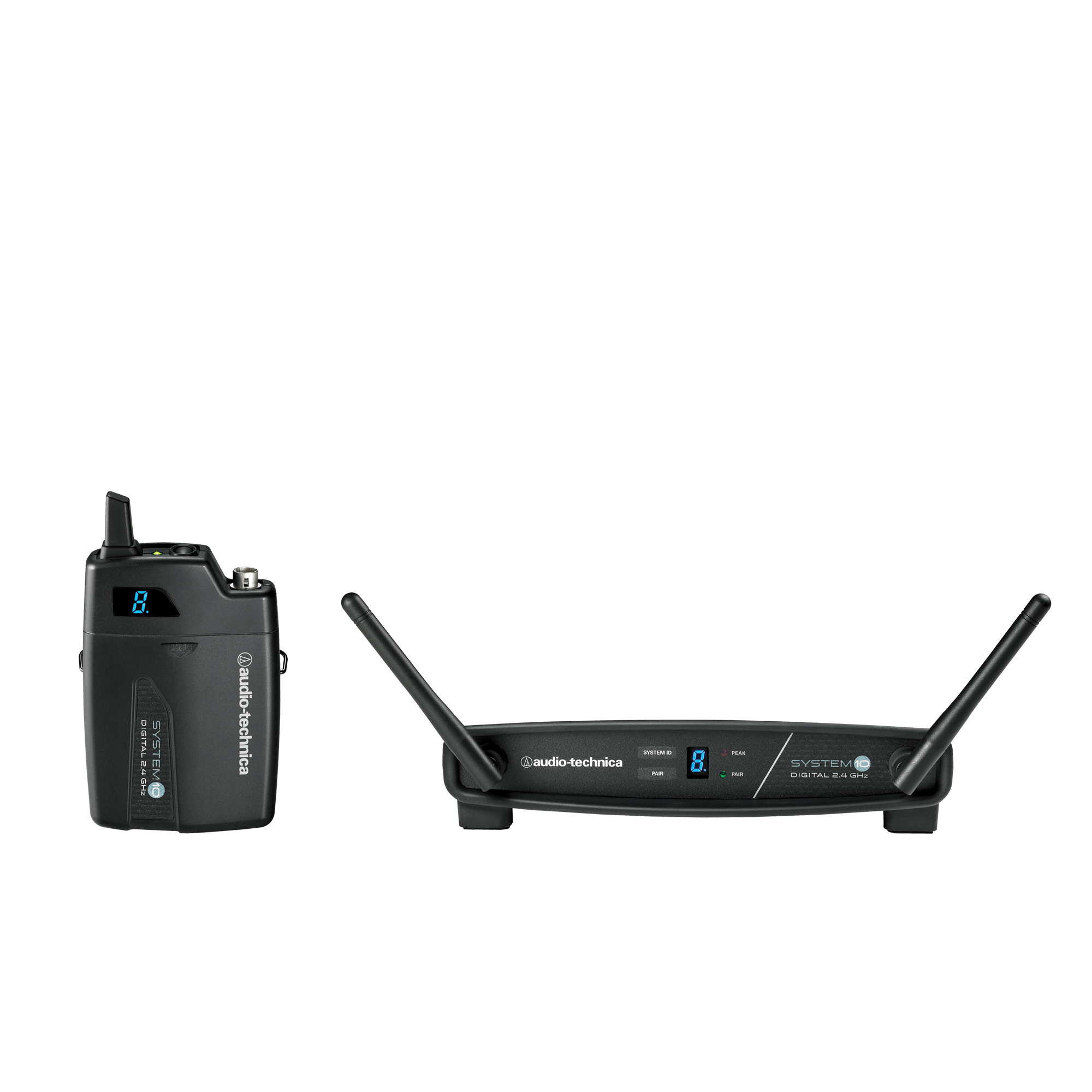 Audio-Technica ATW-1101/H System 10 Digital Wireless Headworn Dynamic Microphone Set with GM-1W Mobile Pack & 4-Hour Rapid Charger Kit