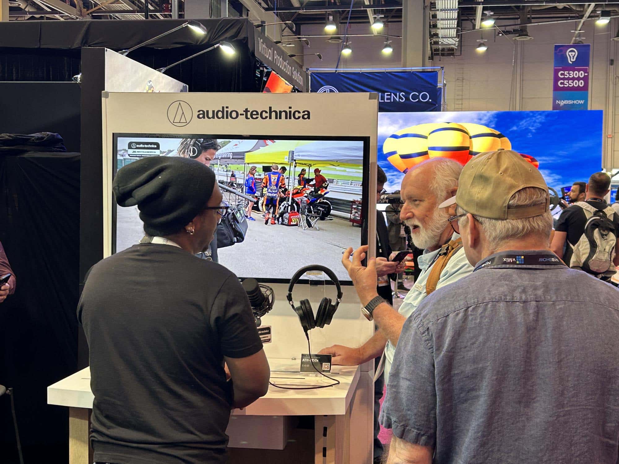 stations introduced visitors to our ATH-M50x and ATH-M40x headphones