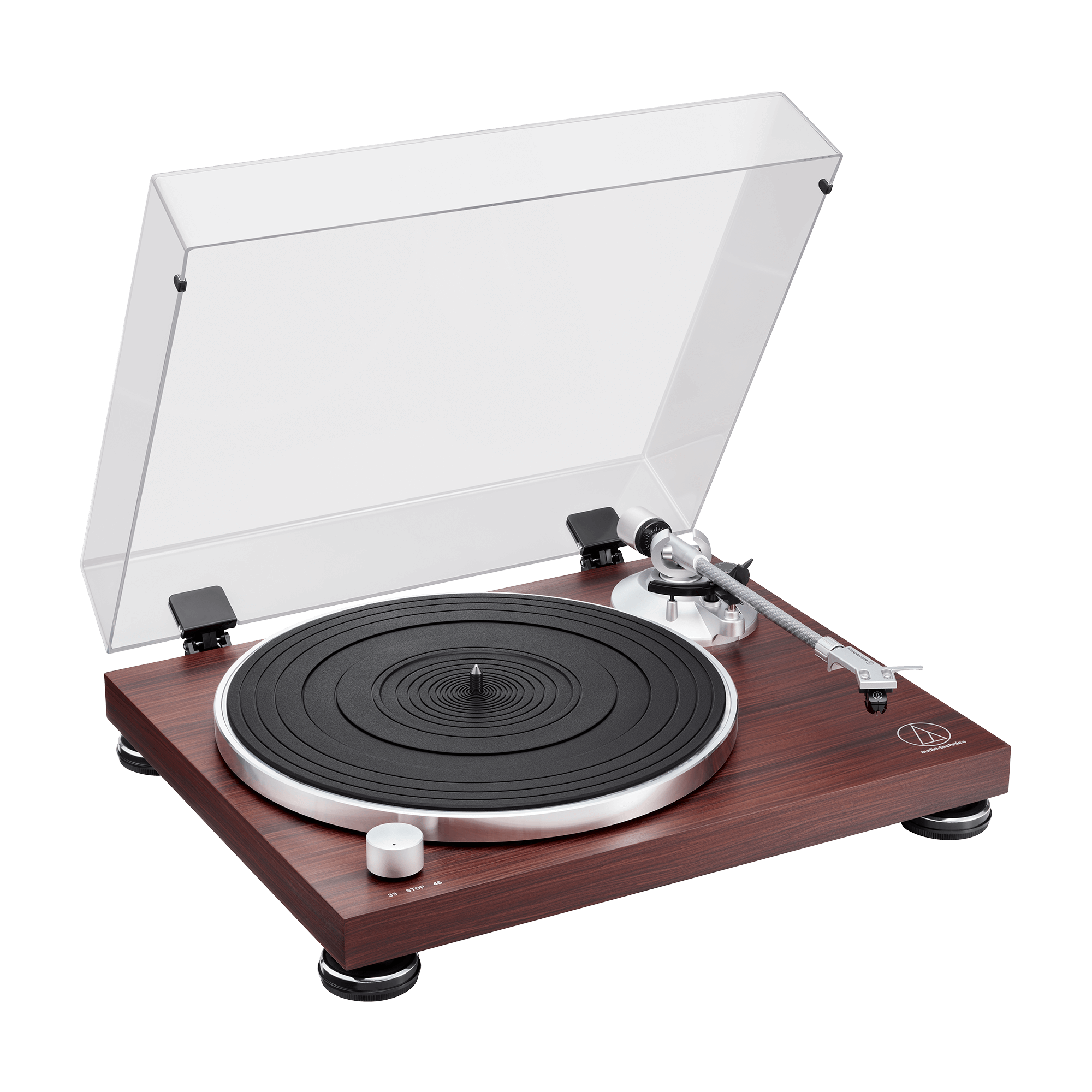 Platine vinyle manuelle à entraînement par courroie Audio Technica  AT-LPW50BT (sans fil et analogique) de Unity Audio Canada