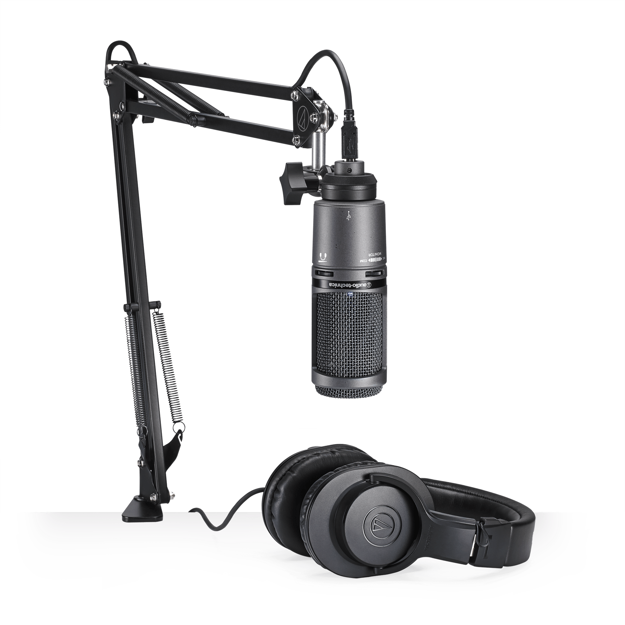 AT2020USB+PK Streaming/Podcasting Pack | Audio-Technica