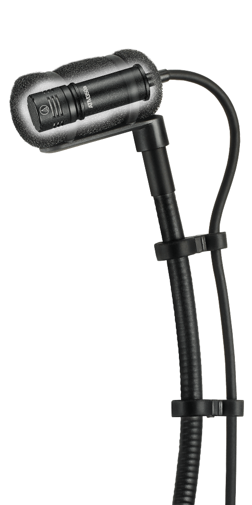 ATM350ULCardioid Condenser Instrument Microphone w/ Universal Clip-on  Mounting System (Long) | Audio-Technica