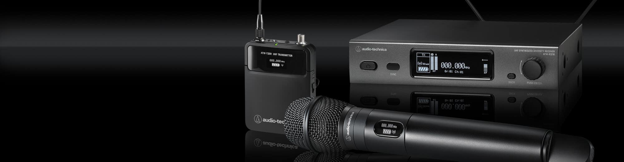 Microphone Sans Fil Professionnel, Micro Portable de Réduction du