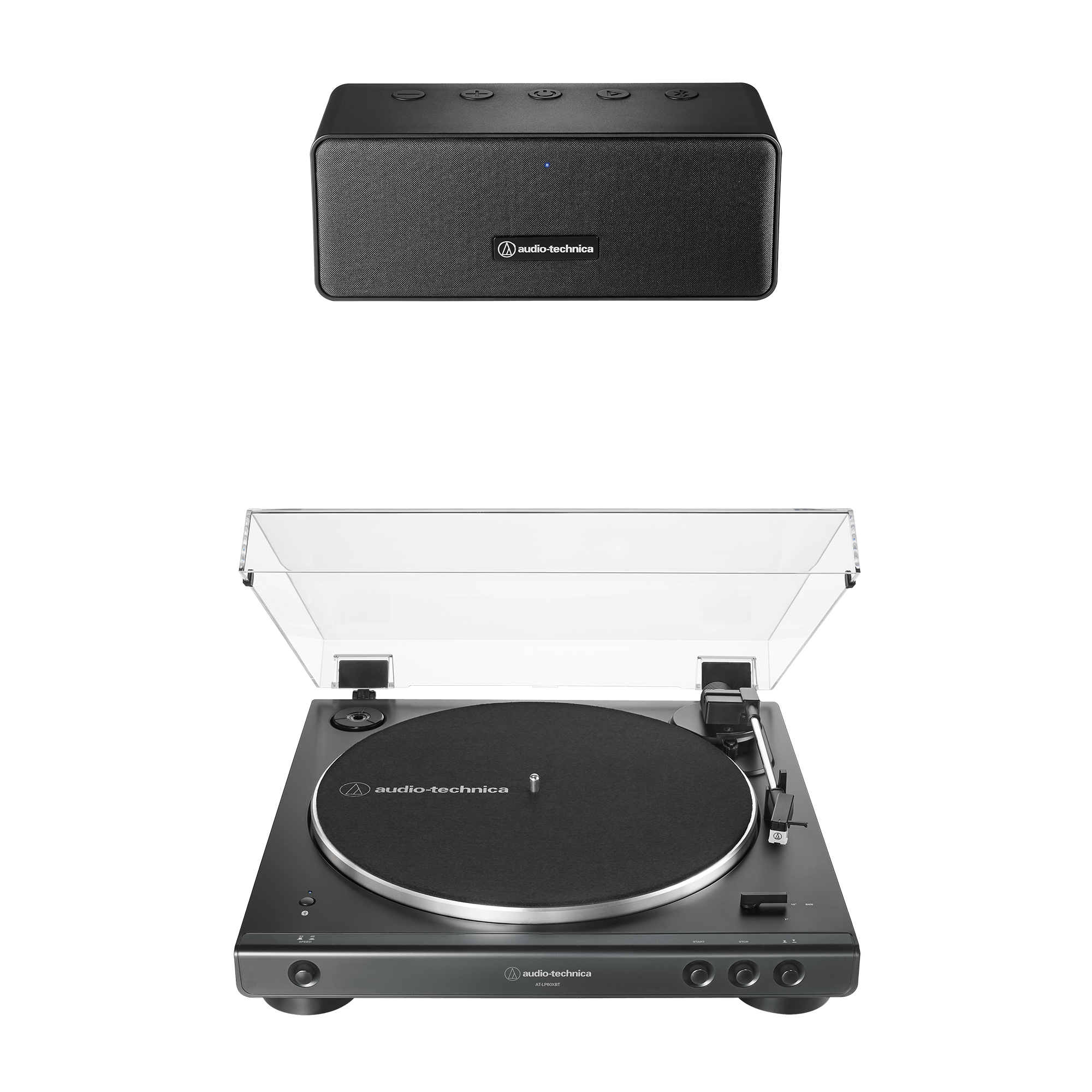 Turntable and Speaker Bundle | AT-LP60XBT-BDL65X | Audio-Technica