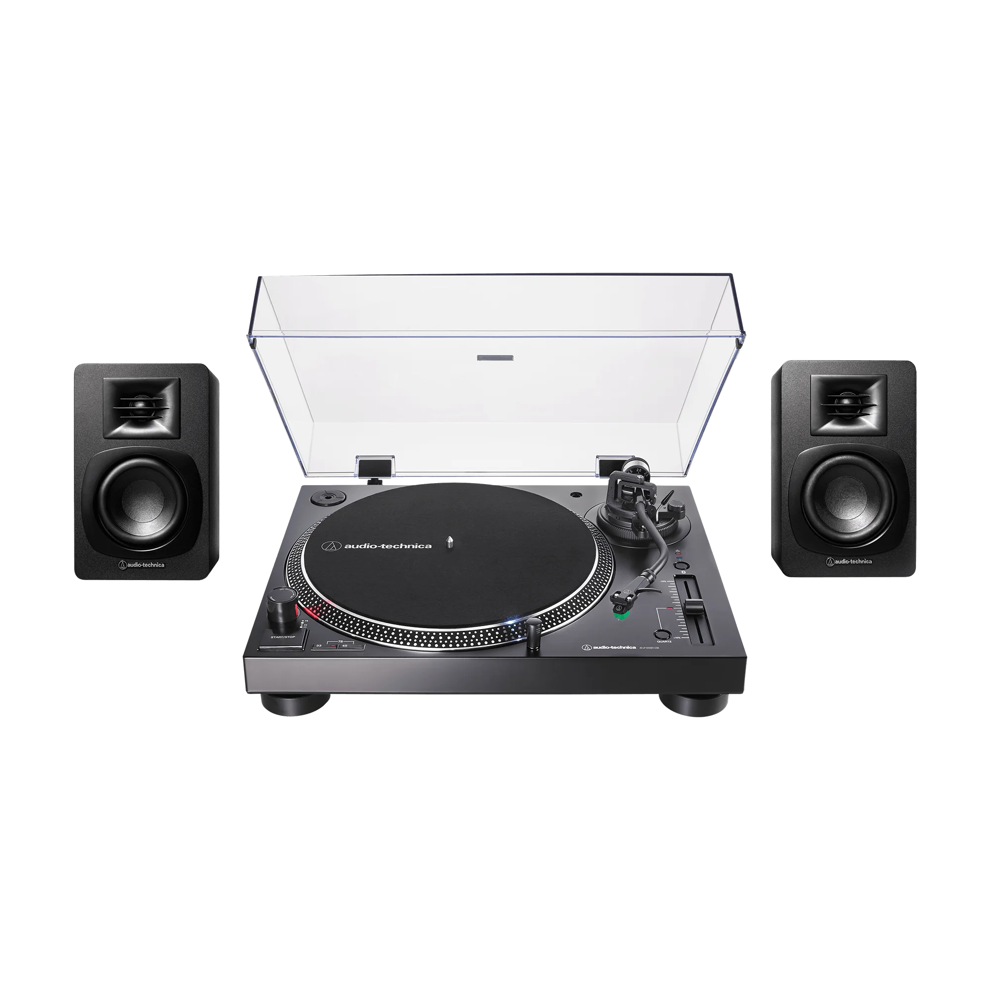 Wireless Turntable and Speaker Bundle | AT-LP120XBT-USB-BDL3X