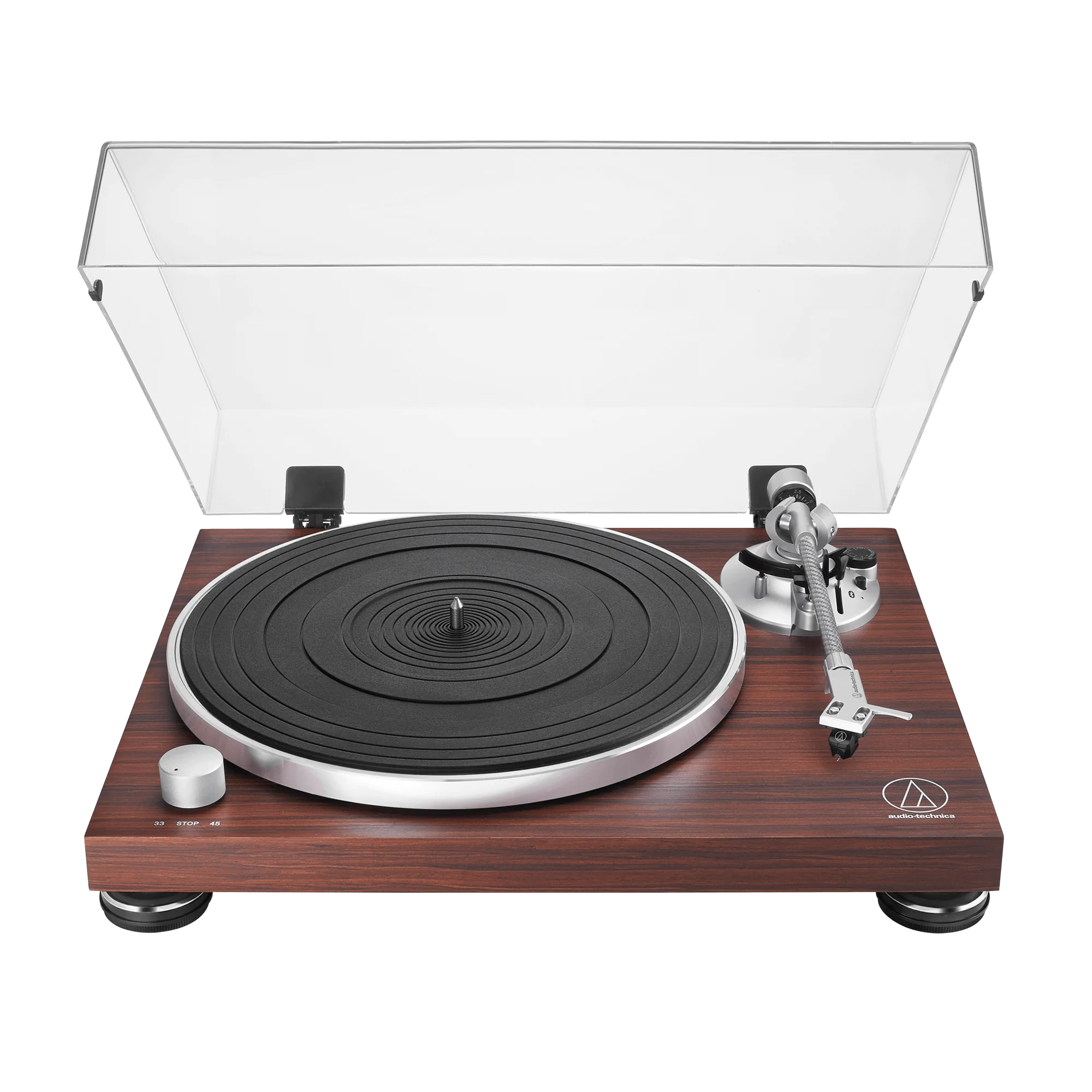 ​【極美品】Audio-Technica AT-LPW50BT ターンテーブル AT-LPW50BT-RW Bluetooth® Manual Belt-Drive Turntable | Audio