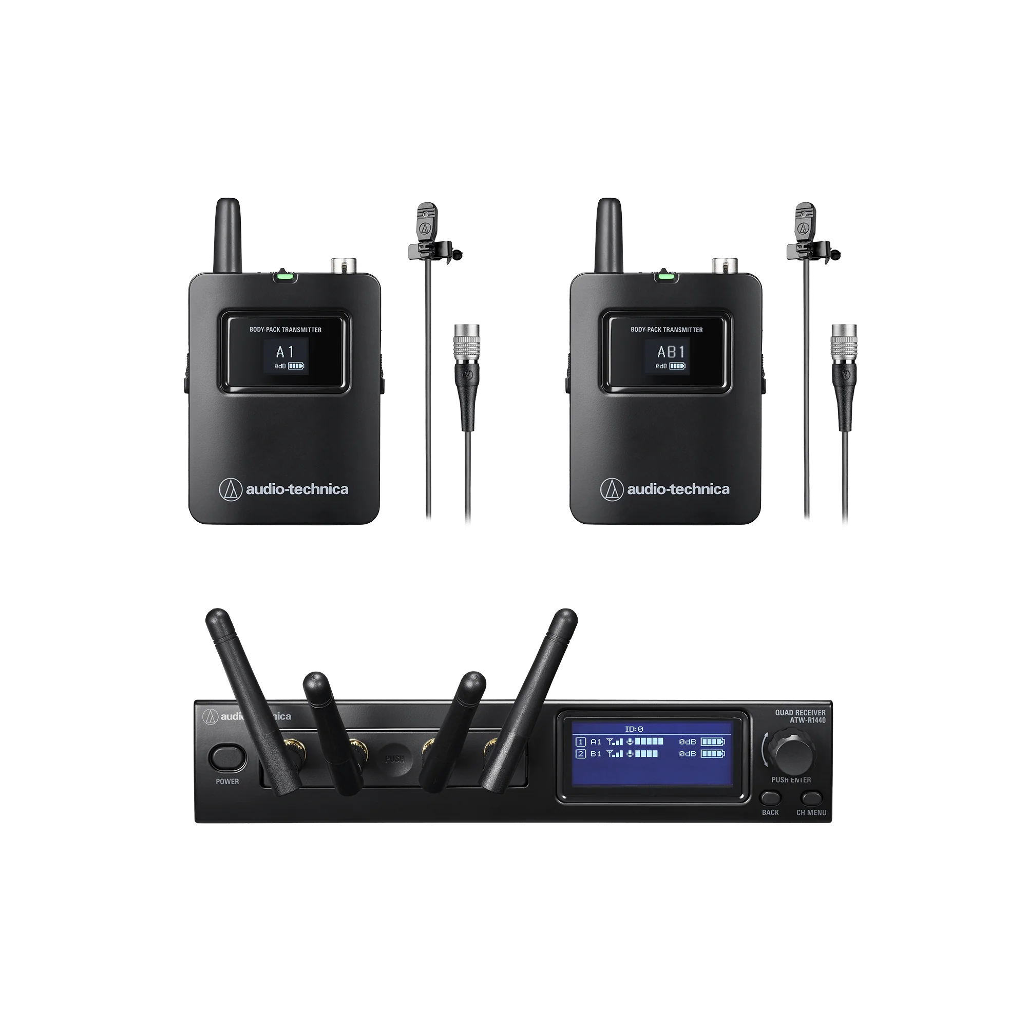 System 20 PRO Dual Lavalier Microphone System | ATW-1421/L | Audio