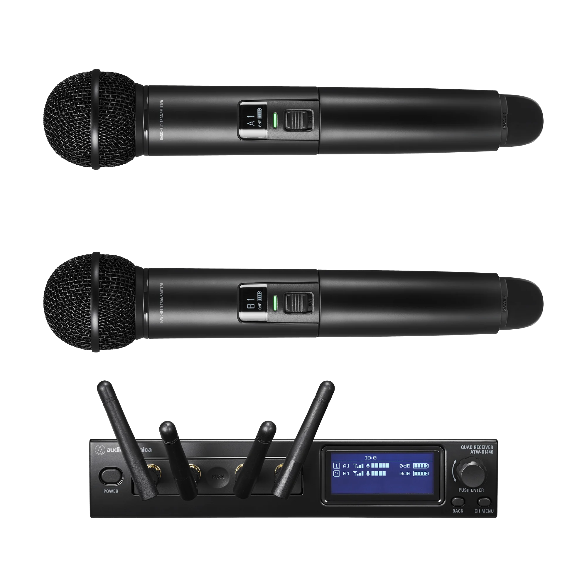 System 20 PRO Dual Handheld Microphone System | ATW-1422 | Audio