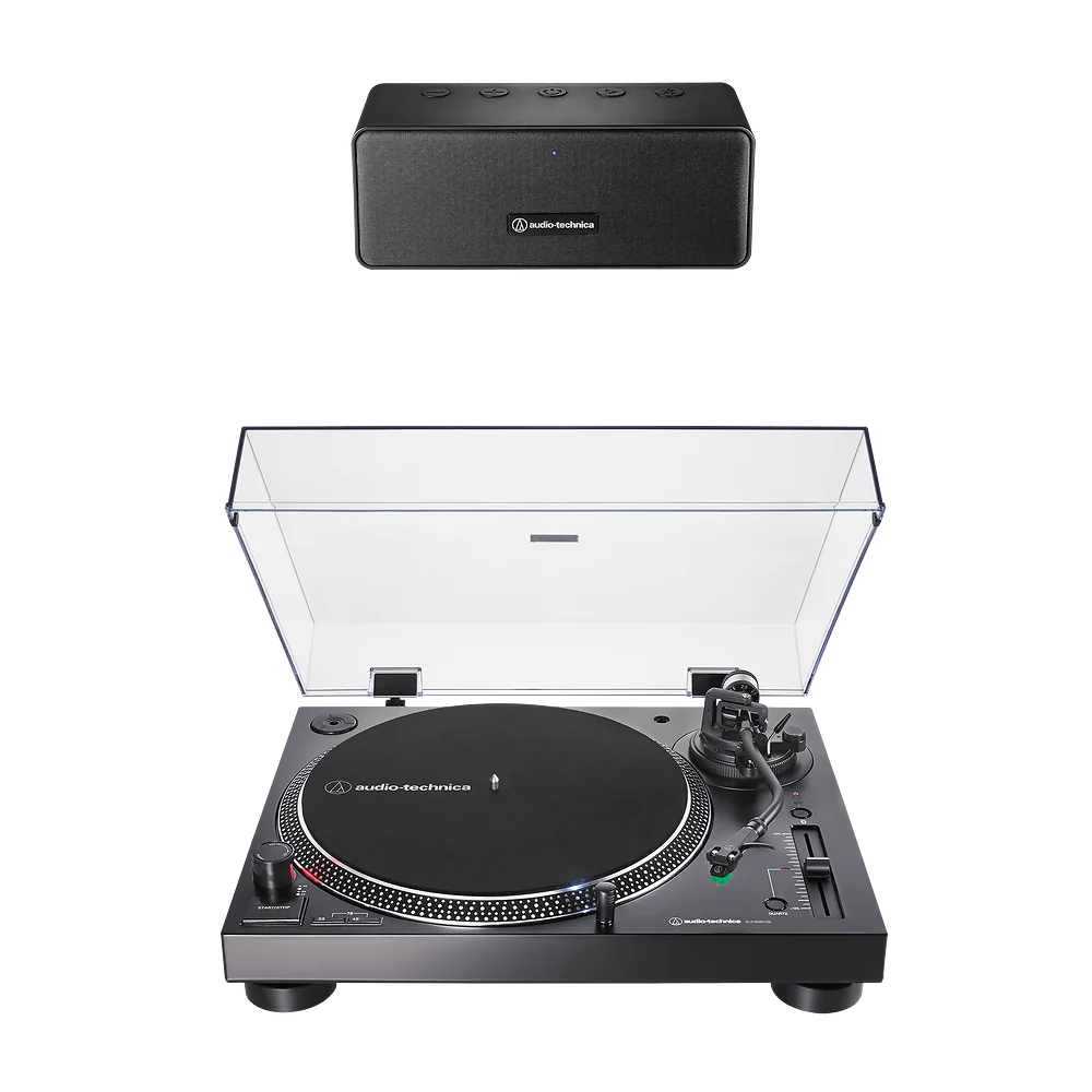 【Pearl Flower)【新品未使用】Audio-Technica Wireless Turntable and Speaker Bundle | AT-LP120XBT-USB-BDL65X