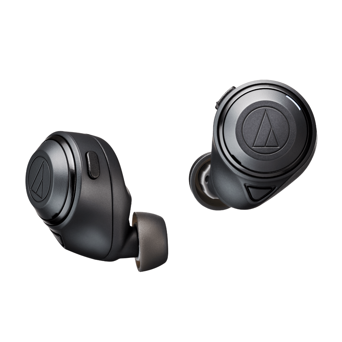 Audio-Technica white background product image of the ATH-CKS50TW Wireless Earbuds