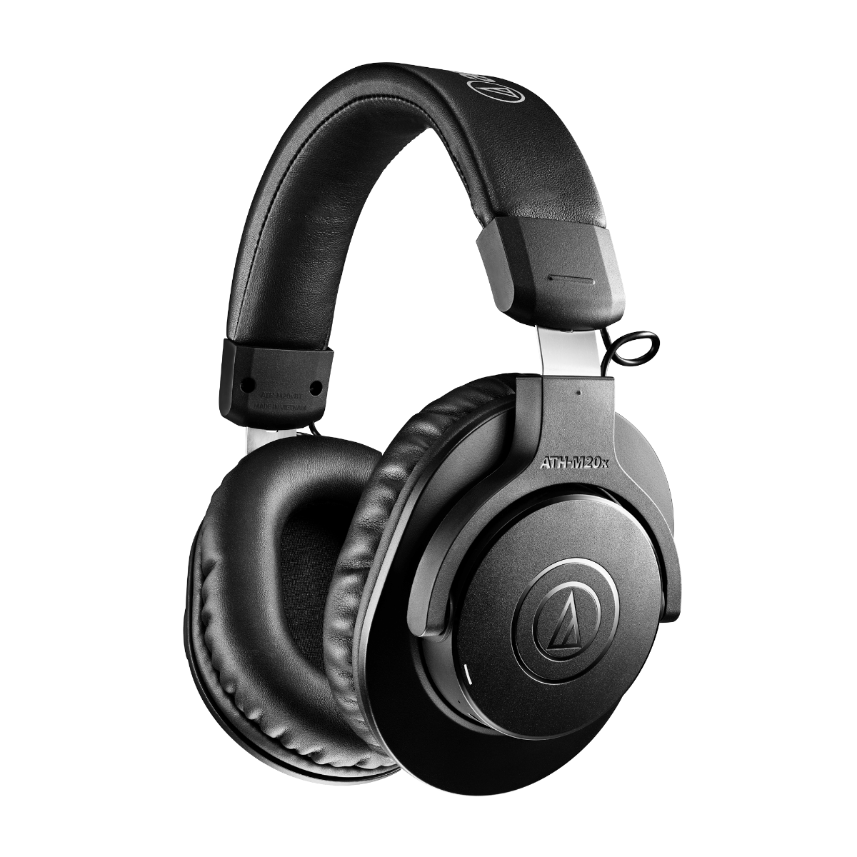 Audio-Technica white background product image of the ATH-M20XBT Wireless Headphones