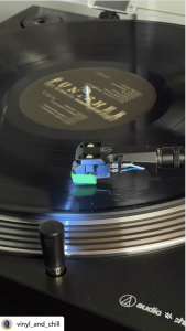 A-T Turntable and blue cartridge