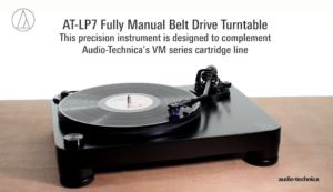 Audio Technica AT-LP7 Fully Manual Belt Drive Turntable – Good Records To Go