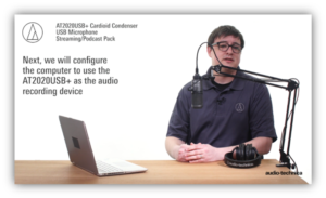 Audio Solutions Question of the Week: How Do I Set Up the AT2020USB+PK Streaming/Podcasting Pack?