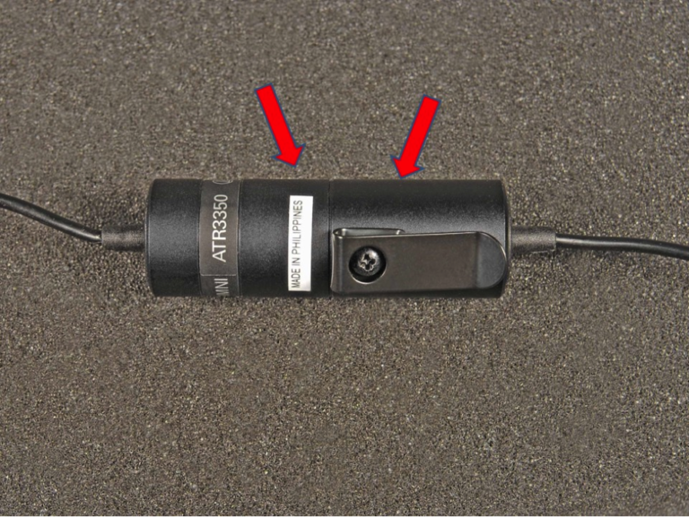 audio-technica lavalier mic repair