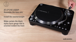 Audio Solutions Question of the Week: How Do I Set Up My AT-LP1240-USBXP Turntable?