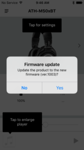 Audio Solutions Question of the Week: How do I update the firmware on my headphones with the Audio-Technica Connect app?